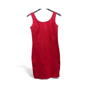 Shinestar Red Mini Dress with stretch- Sz S